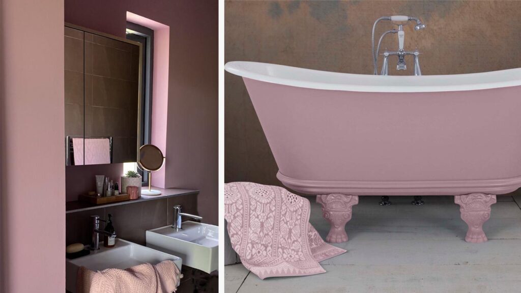 purple bathroom color ideas