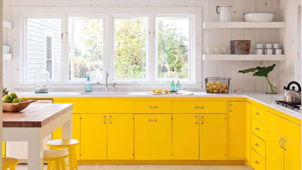 Cheery Yellow Kitchen