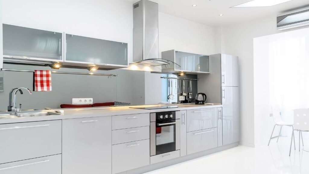 Light Gray Kitchen Cabinet