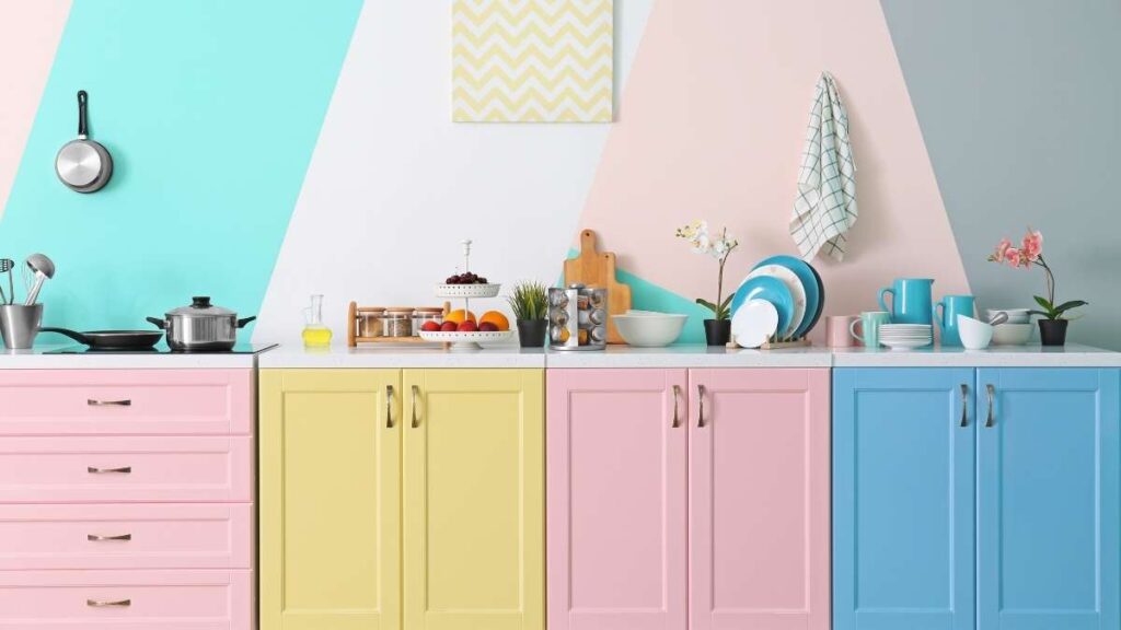 Pastel Kitchen Cabinet Colors