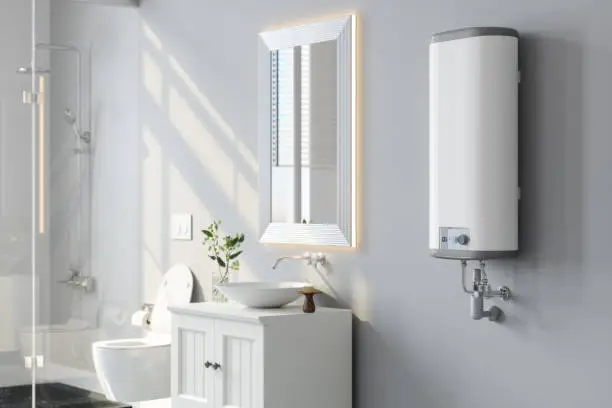 Diagram of bathroom remodel lighting types including ambient, task, and accent.