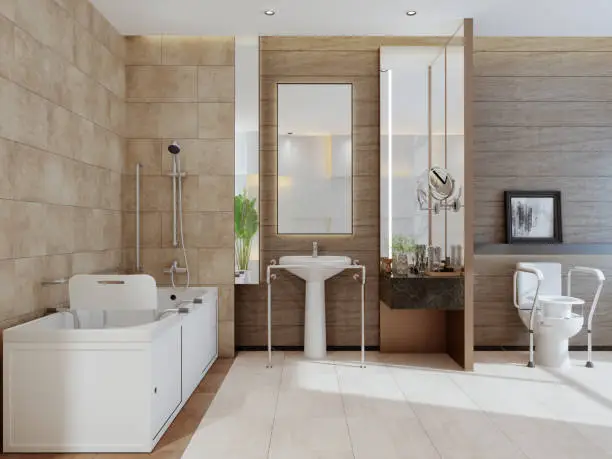 universal bathroom accessible and beautiful