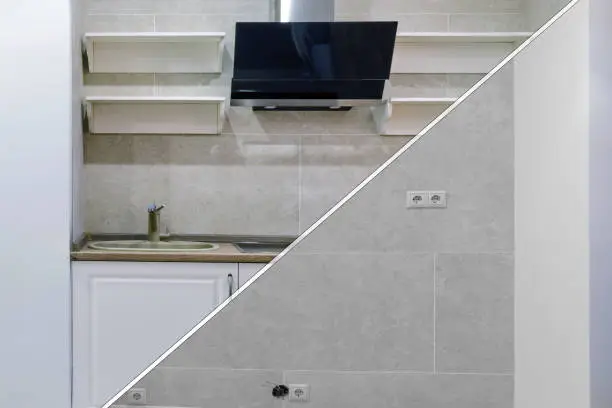 before and after small kitchen remodel transformation
