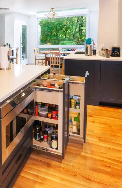 smart storage solutions in a budget kitchen remodel