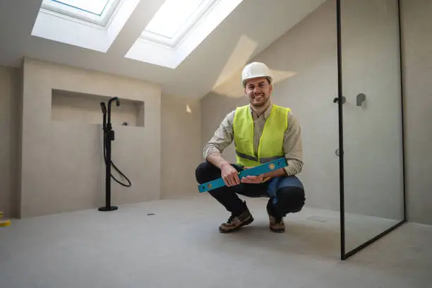 licensed bathroom remodel contractor showing project portfolio