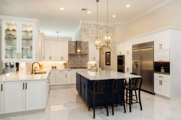 Modern multigenerational kitchen, reflecting KBR’s kitchen remodel near me services for increased home value.