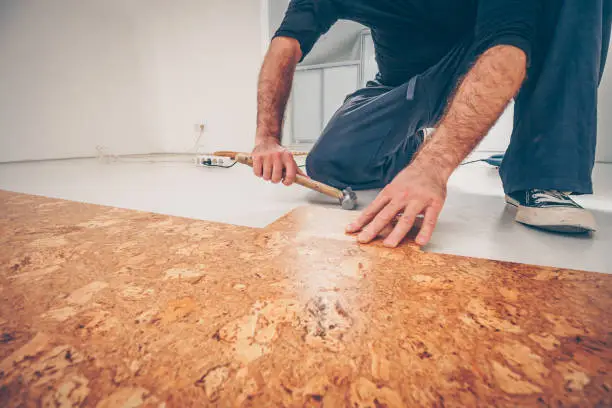 Soundproofing in KBR’s kitchen and bathroom remodeling, featuring cork flooring and acoustic walls in Fairfax showrooms.