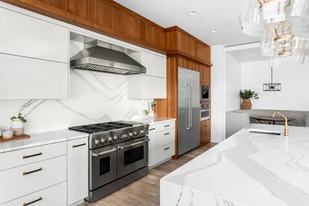 High-end appliances for chef’s kitchen remodel near me by KBR in Manassas.