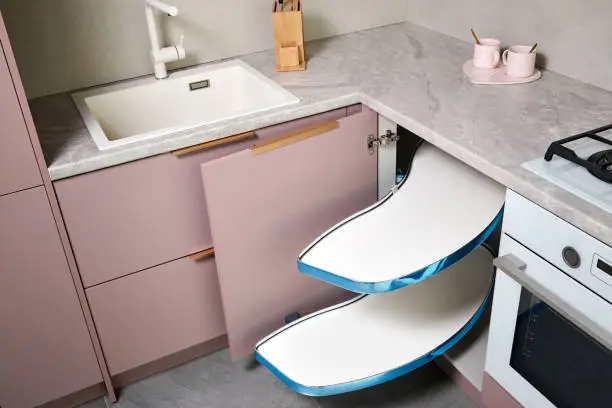 Universal kitchen design for visually impaired by KBR in Bethesda showrooms.