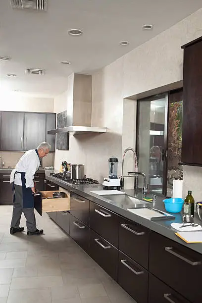 Chef's kitchen remodel by KBR’s kitchen remodel contractors in Fairfax showrooms.