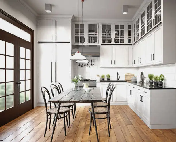Kitchen with durable, timeless finishes for resale value