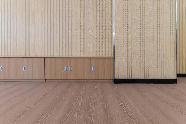 Kitchen with laminate countertops and new cabinet doors