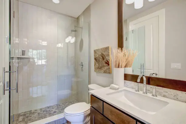  Bathroom with frameless shower and value-adding upgrades