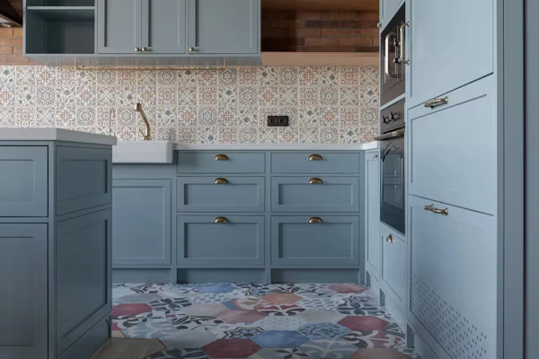 Cultural inspiration in modern remodeling kitchens and bathrooms by KBR in Fairfax.