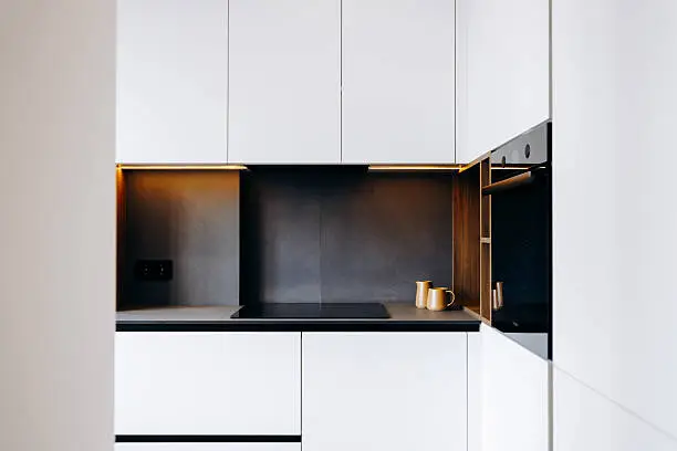 Kitchen with open layout and energy-efficient appliances